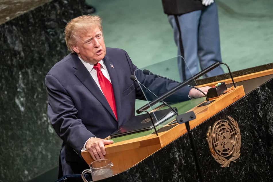 US-Präsident Donald Trump (80) sprach in seiner Rede bei der UN-Generalversammlung in New York auch über das neue Abkommen mit Grönland und Dänemark.