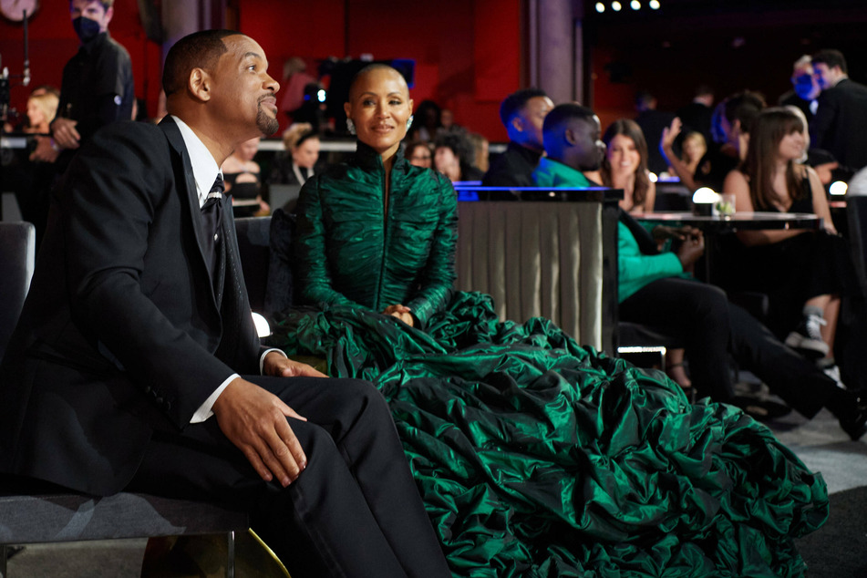 Will Smith and his wife, Jada Pinkett-Smith, at the Academy Awards.