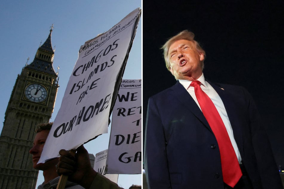 President Donald Trump accused Britain of "great stupidity" for agreeing to hand over the Chagos Islands to Mauritius.