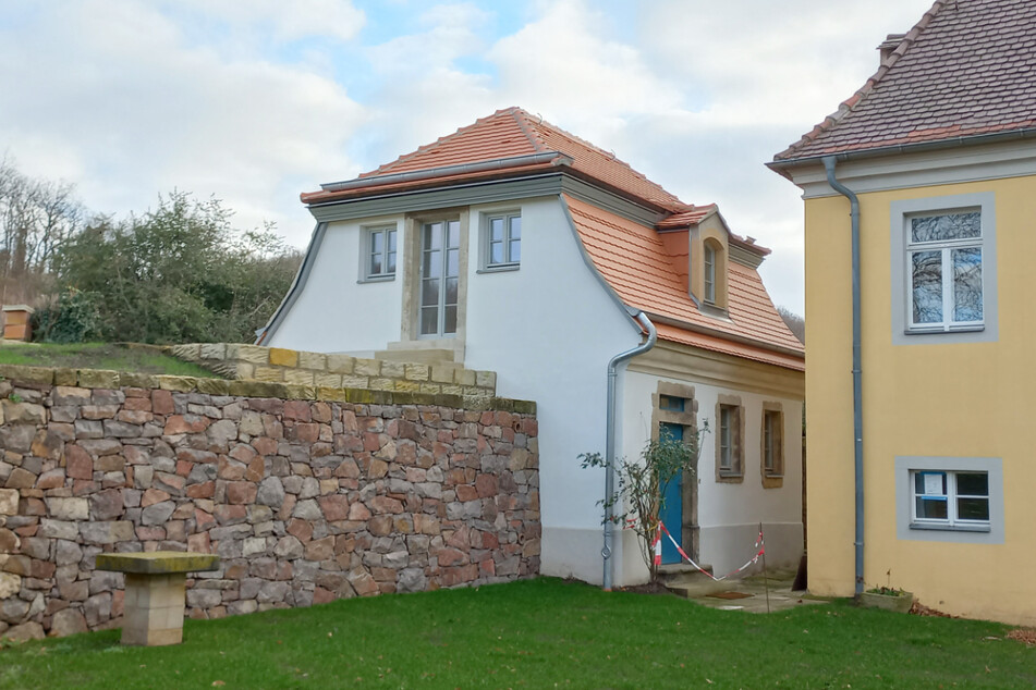 Badehaus im ehemaligen Weingut Kynast in Radebeul-Zitzschewig.