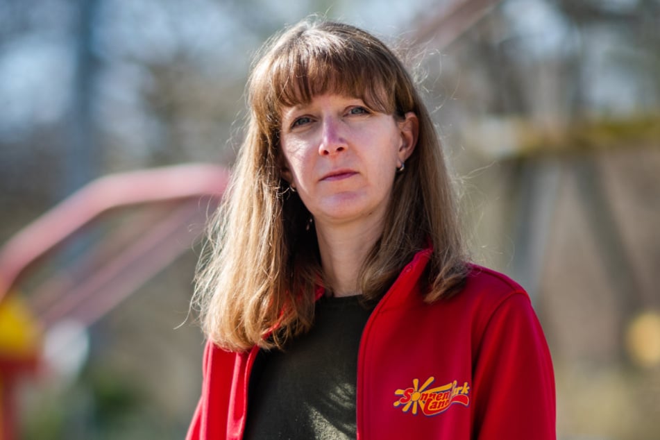 Anita Müller (44) vom Sonnenlandpark kennt die gefährliche Kreuzung an der S200.