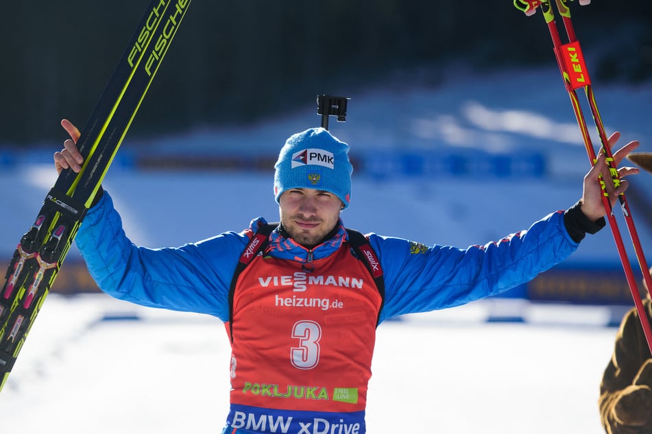 Anton Shipulin (38) sieht es nicht ein, seine Goldmedaille abzugeben.