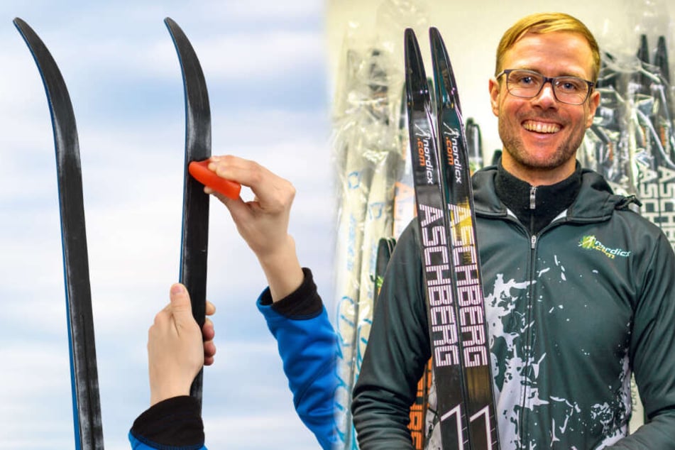 Dank Carbon-Ummantelung und Nanobelag: Sachse erfindet wachsfreie Ski