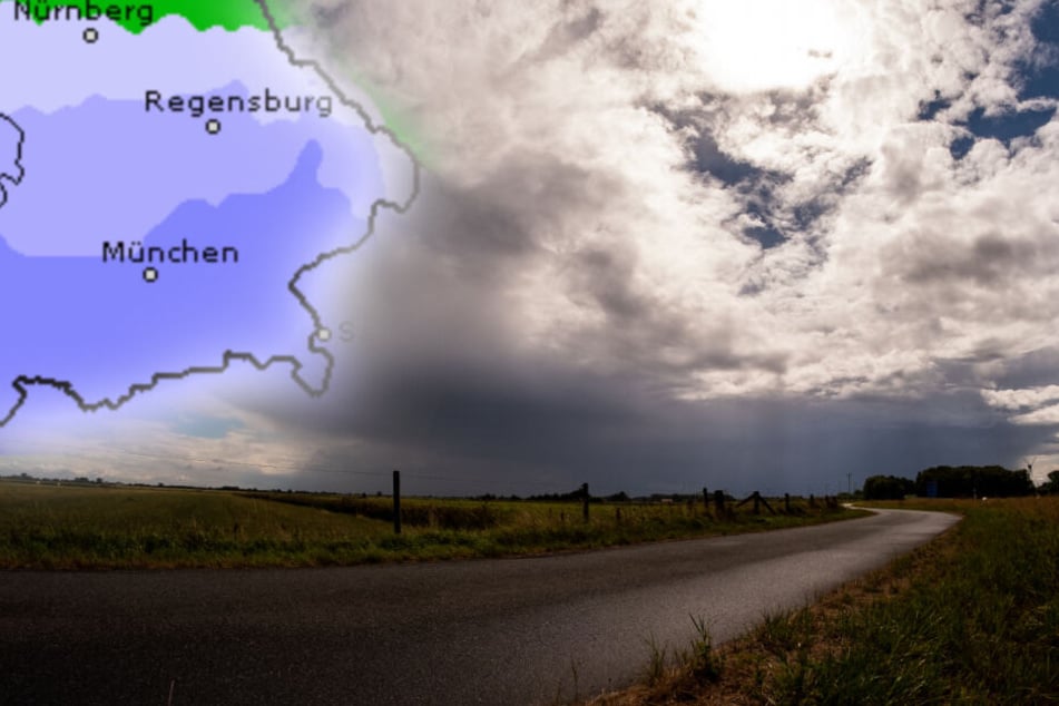Sonne und Regen wechseln sich zum Wochenstart in Bayern ab. (Symbolbild)