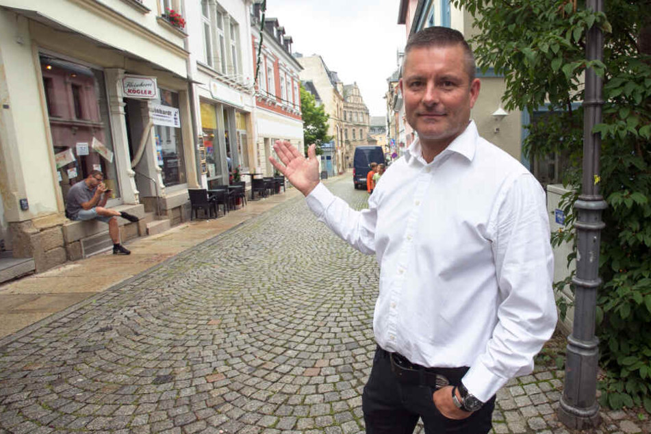 Unternehmer Ralf Schaller startete die Pop-up-Aktion.