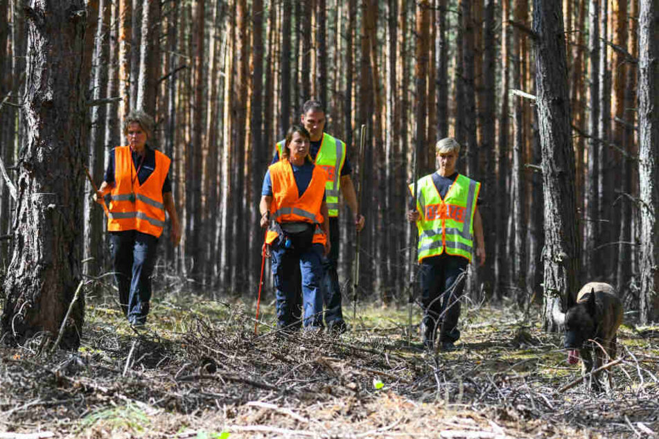 Zuletzt suchte die Polizei in einem Waldstück in der Nähe von Storkow.