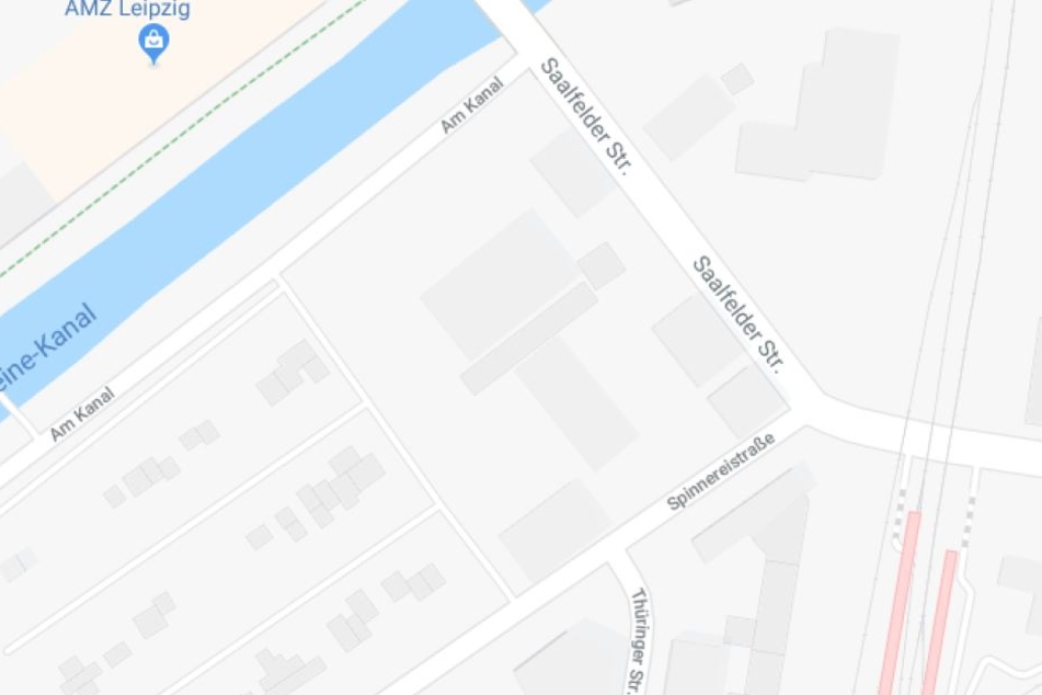 Die Spinnereistraße auf Google Maps.