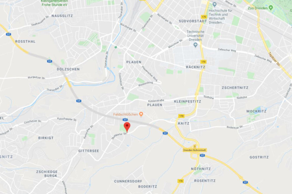 Auf der Stuttgarter Straße kam es zum Fahrzeug-Brand.