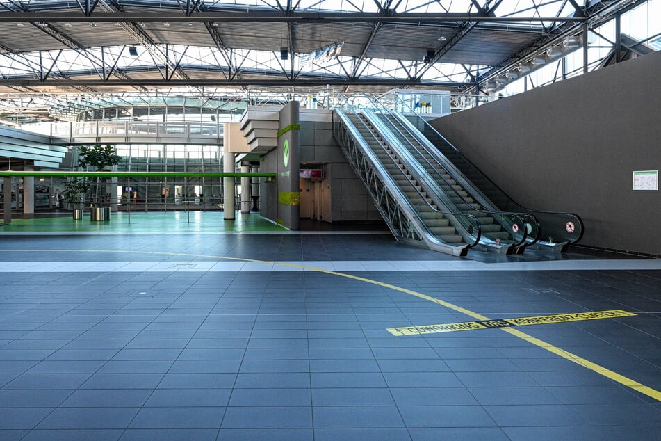 Wenig los im Terminal: 2024 zählte der Airport rund 882.000 Fluggäste. Das waren 5,1 Prozent weniger als noch 2023.