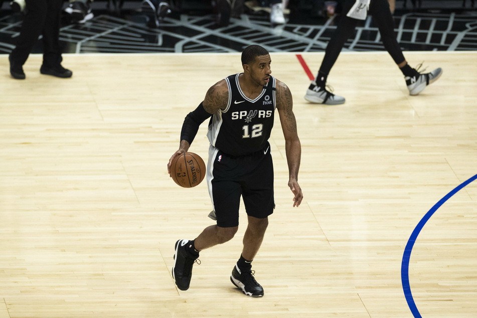 LaMarcus Aldridge played for the San Antonio Spurs from 2016, until being acquired by the Nets in March 2021