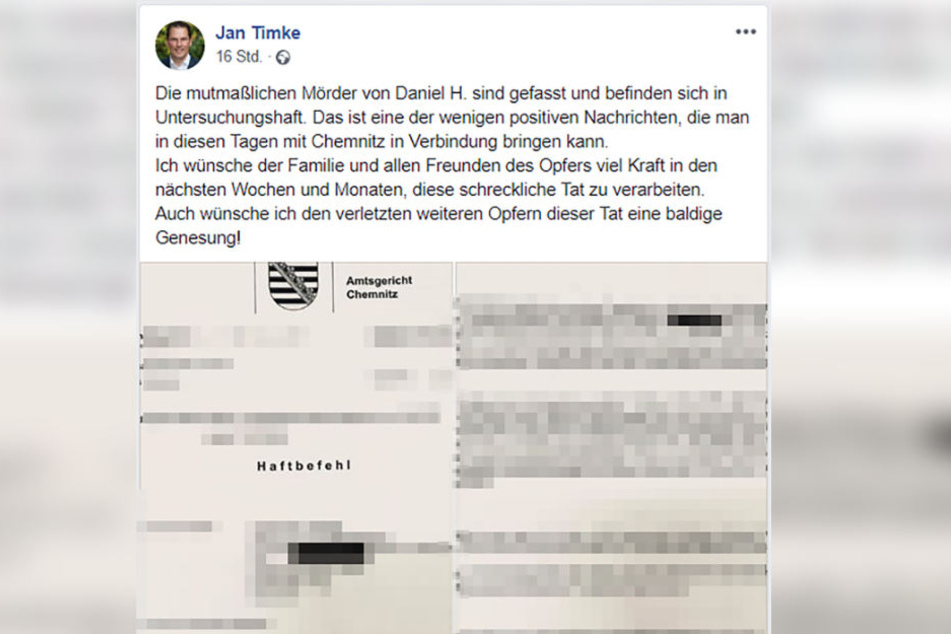 Der Post auf der Facebook-Seite ist mittlerweile wieder gelöscht. (Bilder wurden von der Redaktion unkenntlich gemacht).