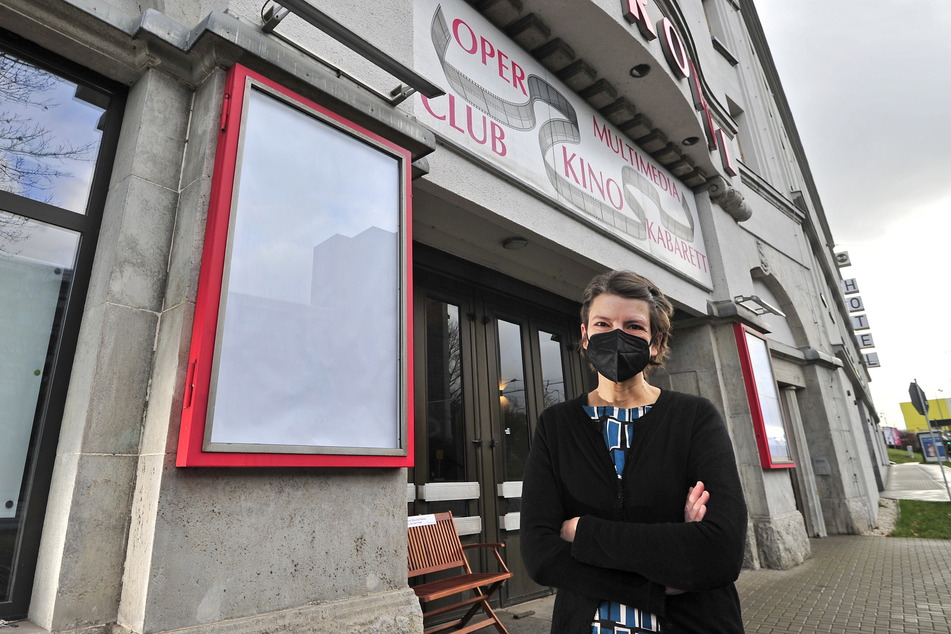 Maret Wolff (44) musste das Chemnitzer "Metropol"-Kino am Montag schweren Herzens wieder schließen.
