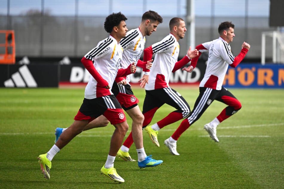 Die deutsche Nationalmannschaft bereitet sich zurzeit auf dem adidas Campus in Herzogenaurach auf die anstehenden Testspiele vor.