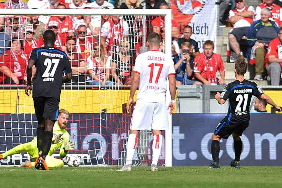 Den 11-Meter von Philipp Klement konnte der Kölner Keeper nicht halten.