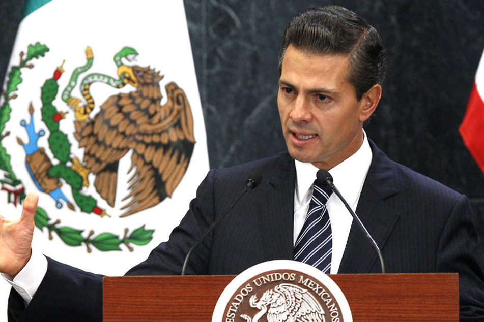 Der mexikanische Präsident Enrique Peña Nieto sagte kurzerhand das Treffen mit Trump ab.