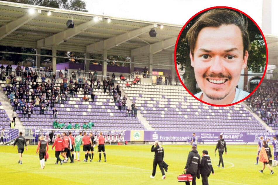 Beim Heimspiel am Sonntag gegen Heidenheim dürfen nur 500 Zuschauer im Erzgebirgsstadion dabei sein.
