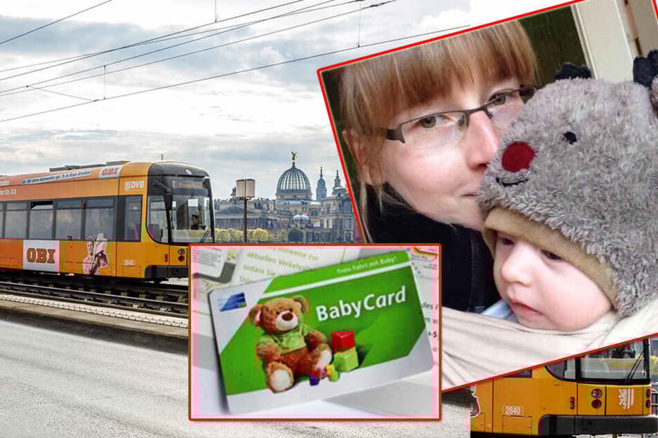 Bald kostenlos Bus und Bahn fahren? Junge Mutter fordert BabyCard für Dresden
