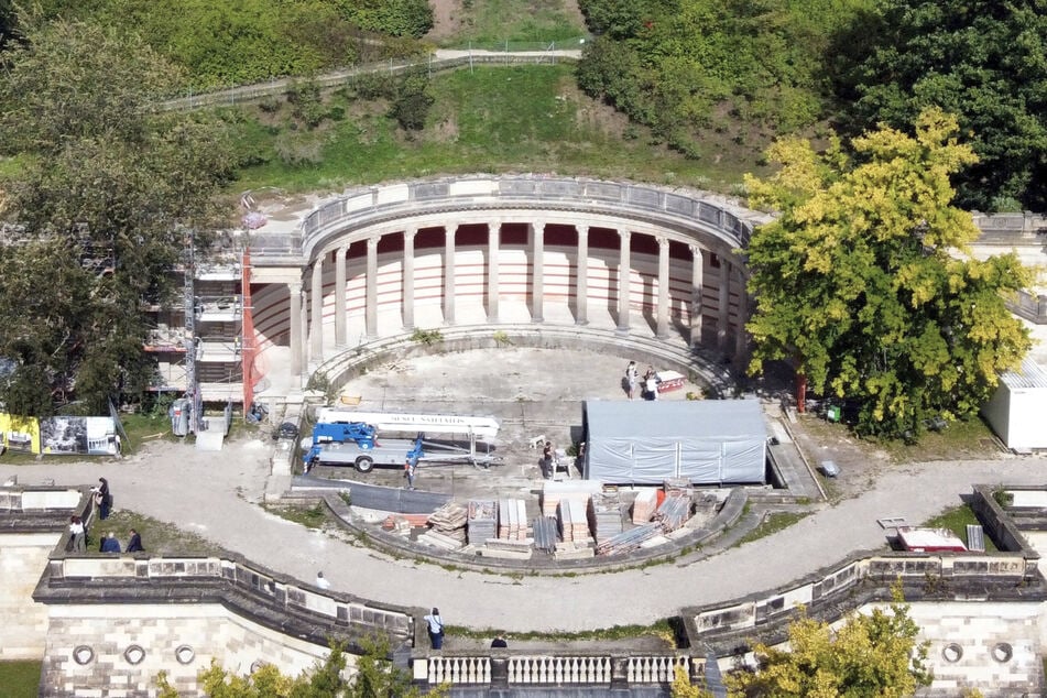 Schloss Albrechtsberg und sein Römisches Bad sind nicht im besten Zustand.