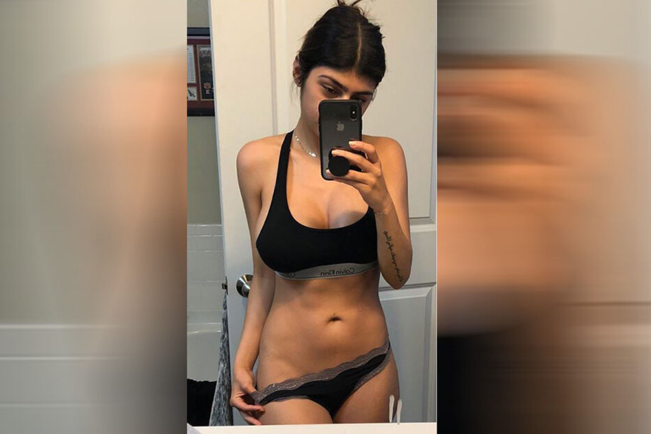 Mia Khalifa (26) auf einem Instagram-Selfie. 