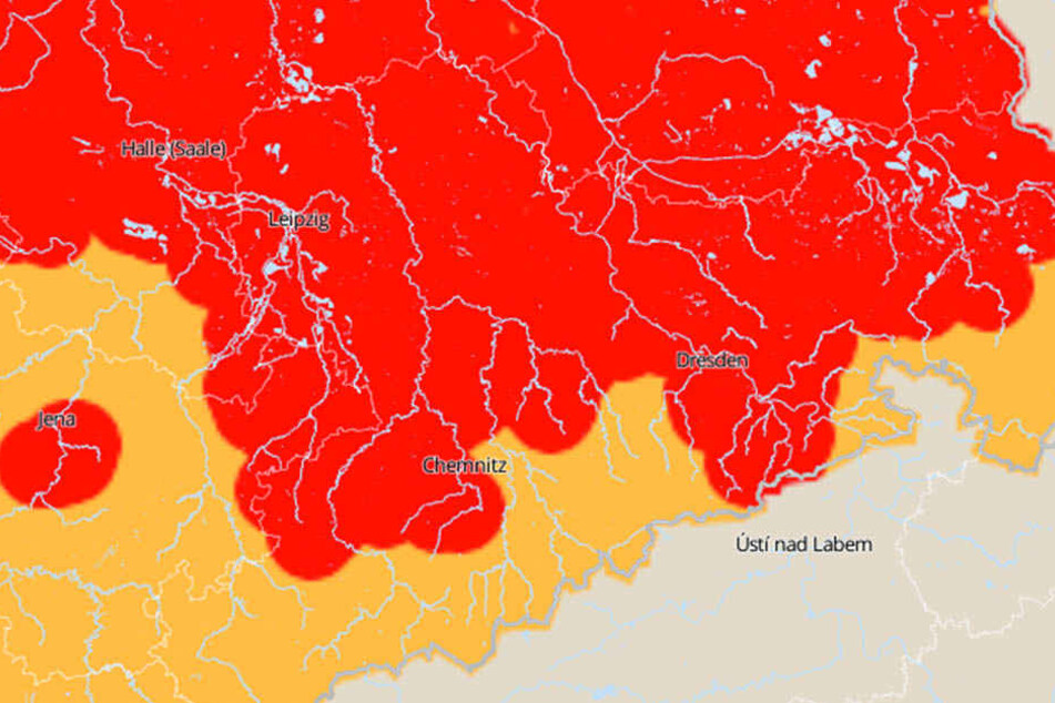 In Sachsen muss am Mittwoch mit schweren Gewittern gerechnet werden.