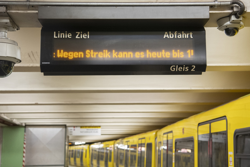 Warnstreik bei der BVG legt Öffis in Berlin lahm