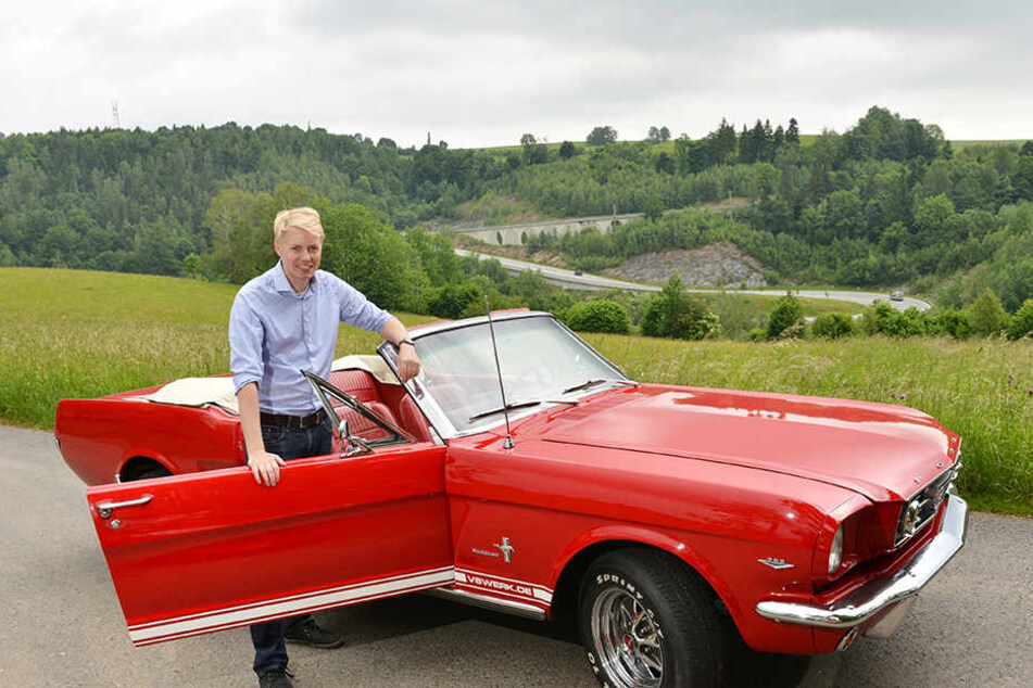 TAG24-Redakteur Dominik Brüggemann testete einen 67er-Verleih-Mustang