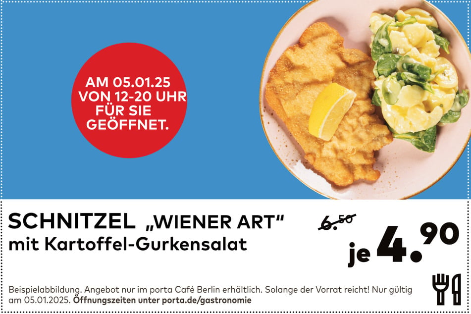 Mit einem Klick den Restaurant-Coupon herunterladen.