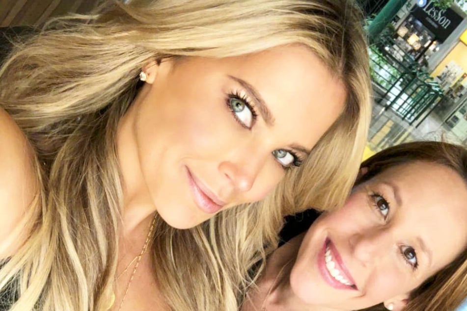 Schnappschuss von Sylvie Meis und Freundin auf Ibiza.