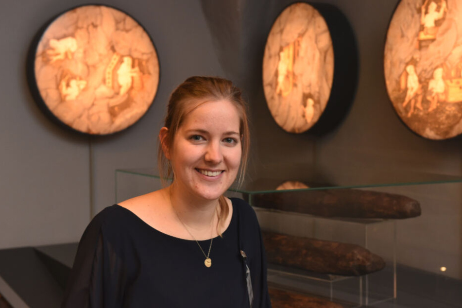 Sie trägt jetzt die Verantwortung für Sachsens Schätze: Museums-Chefin Linda Burghardt (31).