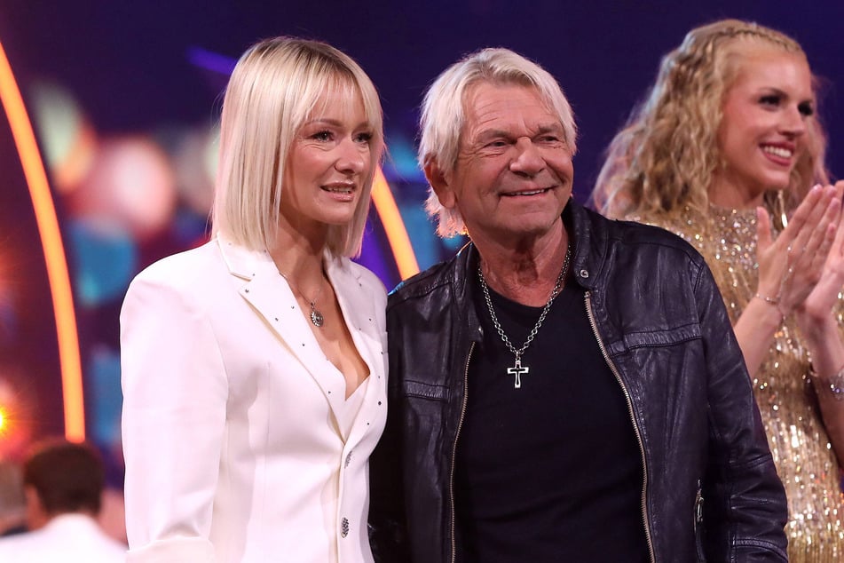 Christin Stark (36) und Matthias Reim (68) sind Vorbilder für ihre gemeinsame Tochter Zoe (4), anscheinend auch beruflich.