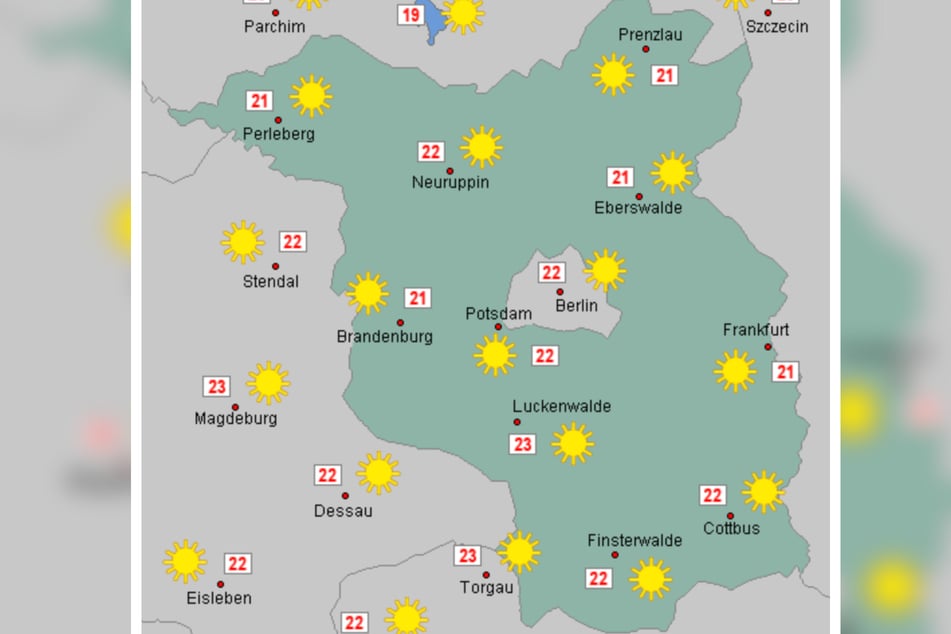 Am Donnerstag wird es in der Region Berlin-Brandenburg noch nicht ganz so warm wie am Wochenende - dafür aber bereits sonnig.