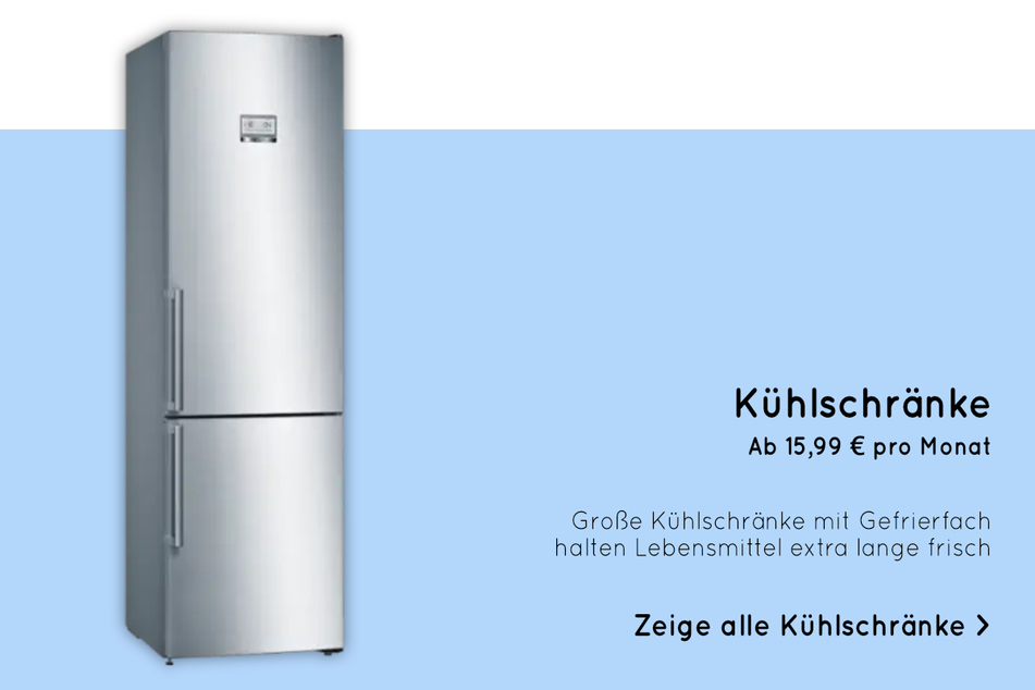 Kühlschränke schon ab 15,99 Euro bei BlueMovement mieten.