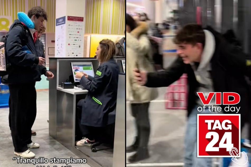 Today's Viral Video of the Day features a guy who hilariously pranked his brother at the airport.