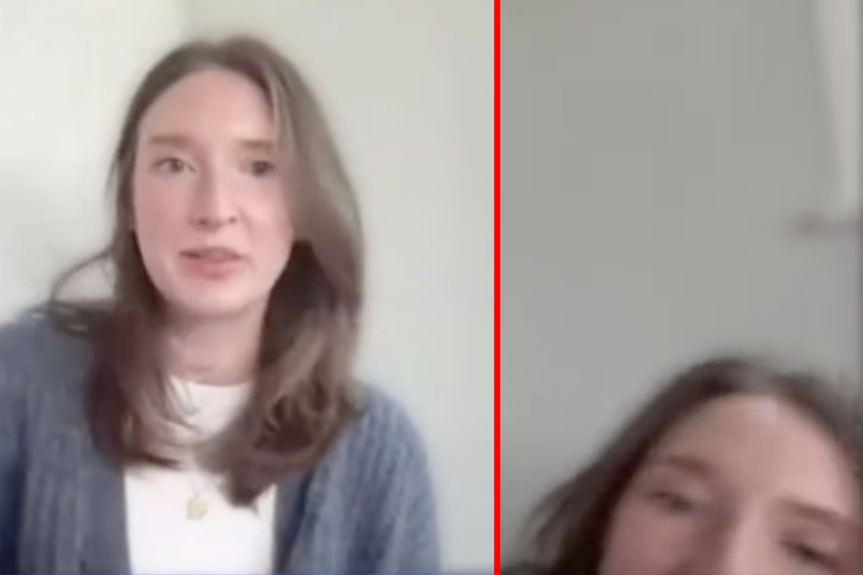 Während Online-Meeting: Frau passiert vor laufender Kamera peinlicher Fauxpas