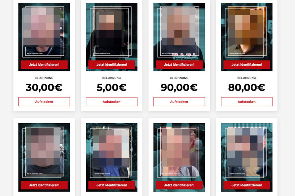 Mit Foto und Geldversprechen wurde auf einer Website nach Teilnehmern von Demos gesucht.