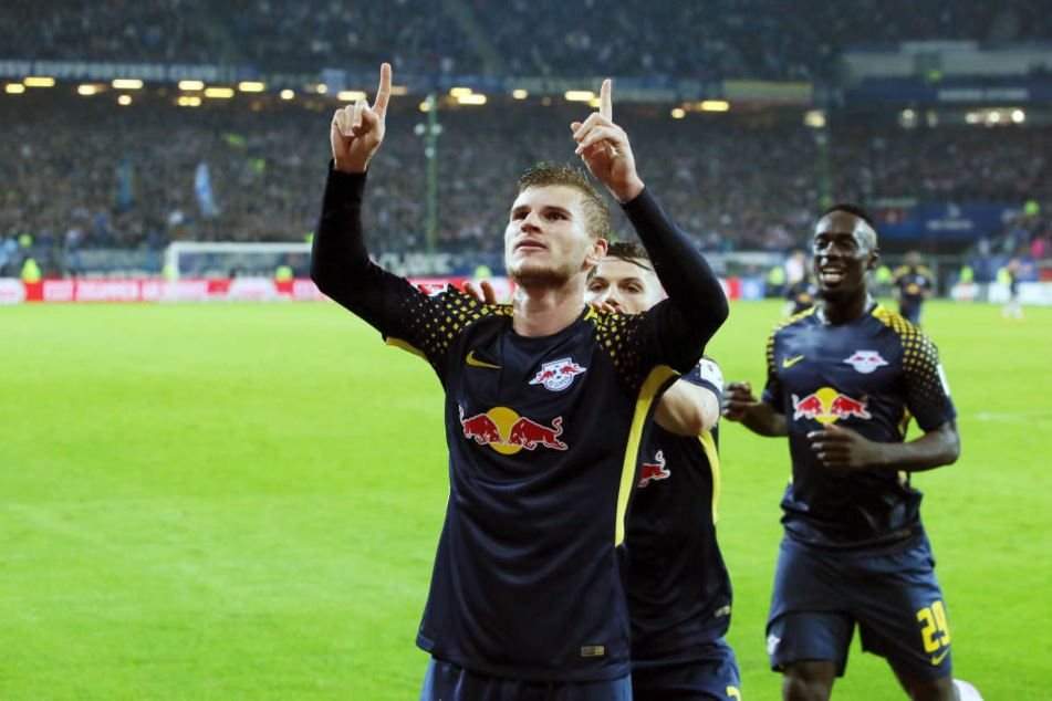 Timo Werner ist aktuell Deutschlands bester Stürmer. Nun hat er sich offenbar in den Fokus von Real Madrid geballert.