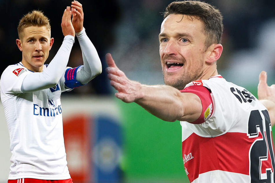 Lewis Holtby (l.) und Christian Gentner sind ablösefrei zu haben. (Bildmontage)