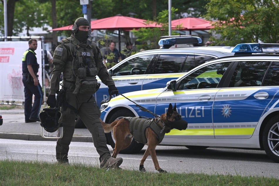 Spezialeinsatzkräfte waren bei dem Banküberfall im Einsatz.