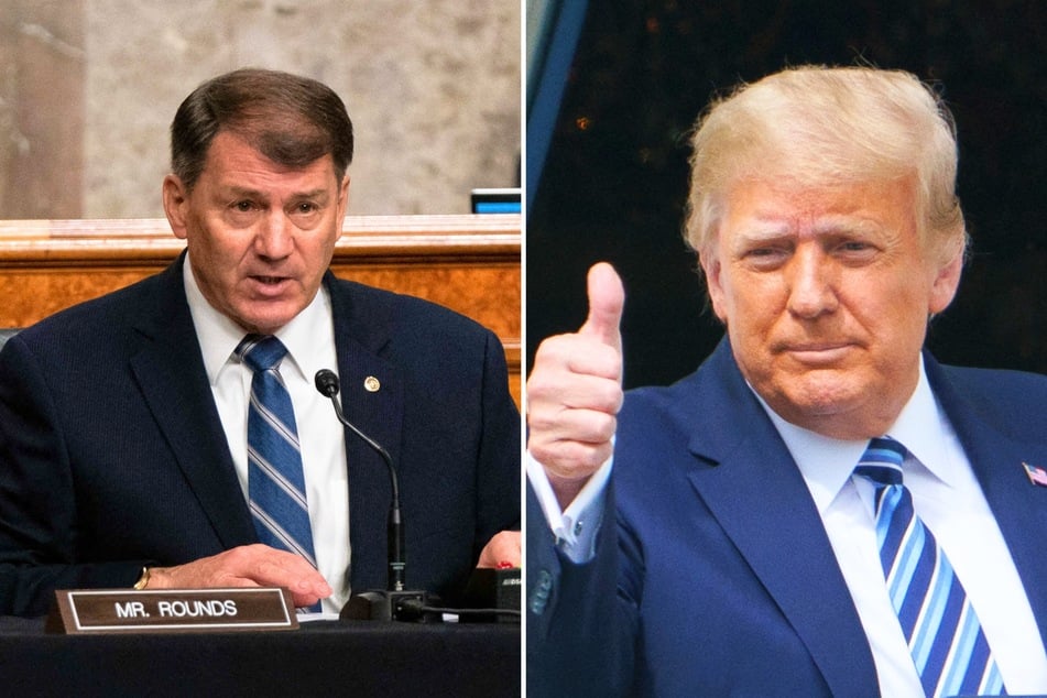 Senator Mike Rounds (l.) recently introduced a bill to abolish the Department of Education, setting President-elect Donald Trump's plans in motion.