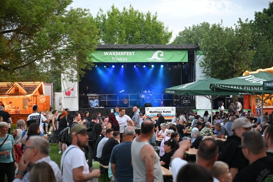 Am Freitag startete das Wasserfest Thekla im Leipziger Nordosten.