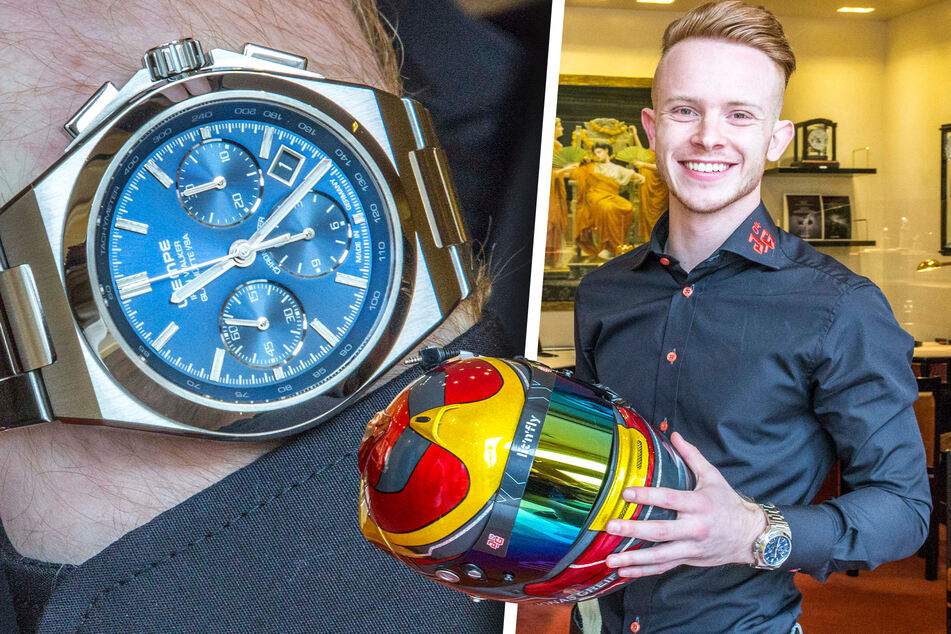 Dresden: Jetzt tickt er wieder richtig: Nobel-Uhr für Rennfahrer Jonas
