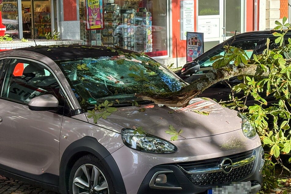 Der Opel wurde schwer beschädigt.