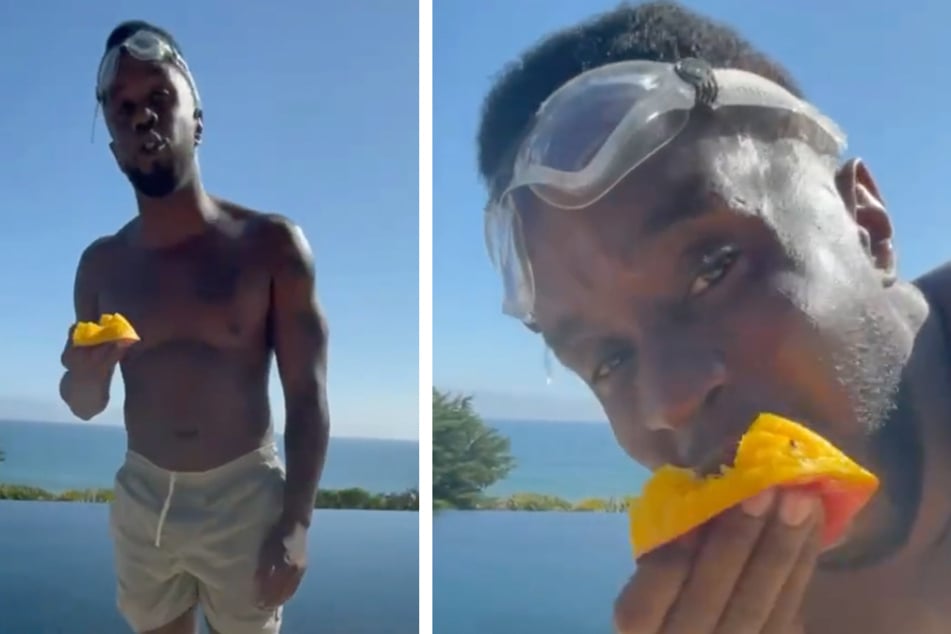 Diddy gives a juicy motivational speech by the pool in his latest Instagram post.