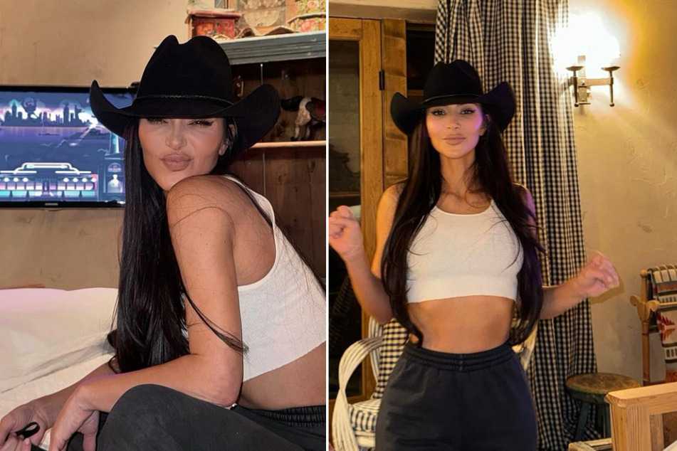 Kim Kardashian dropped some rodeo-inspired snaps via Instagram on Tuesday.