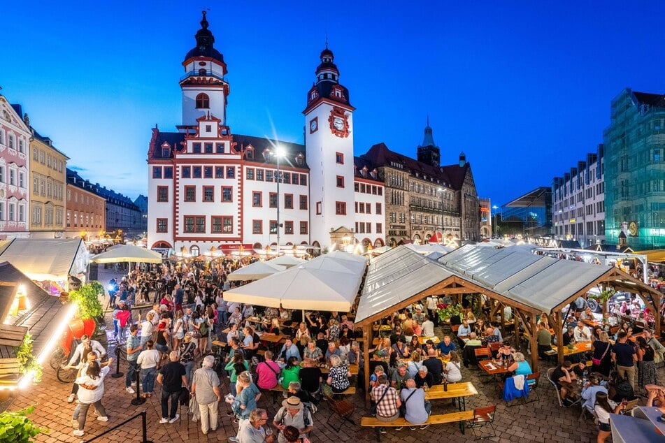 So schön war's im vergangenen Jahr beim Weinfest.