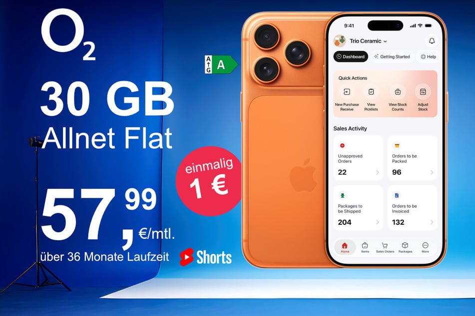 Das neue iPhone 17 Pro inkl. 30 GB Datenvolumen für nur 1 Euro exklusiv bei o2.