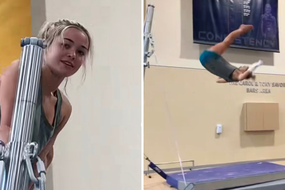 Olivia Dunne shows off "wackadoodle" gymnastics fails in TikTok style