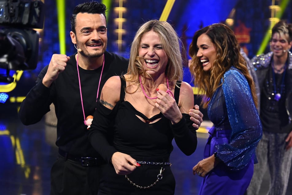 Hatten viel Spaß - und am Ende auch Erfolg: Giovanni Zarrella, Michelle Hunziker und Jana Ina Zarrella.