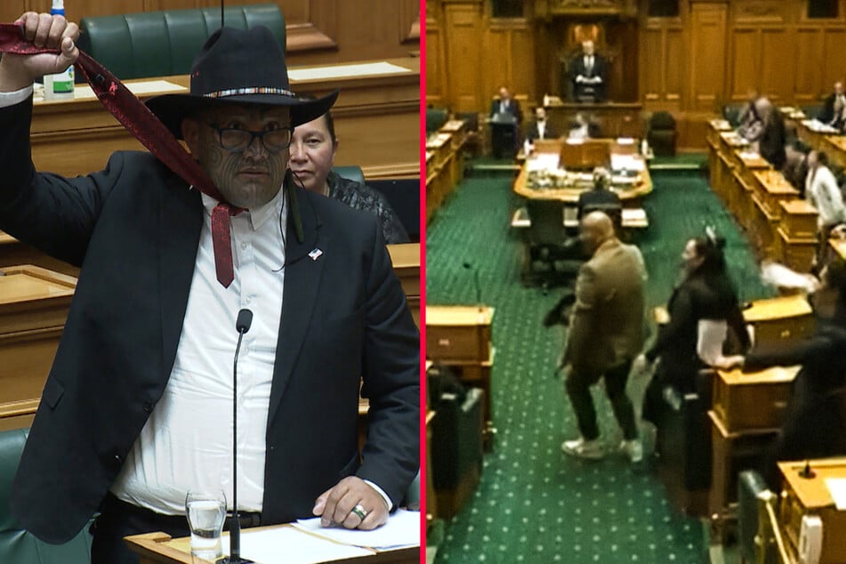 Māori lawmakers take New Zealand parliament by storm with viral Haka protest dance