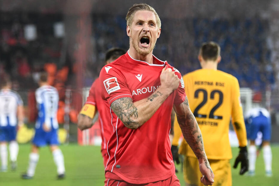 Derby-Held: Sebastian Polter schoss Union zum Sieg.